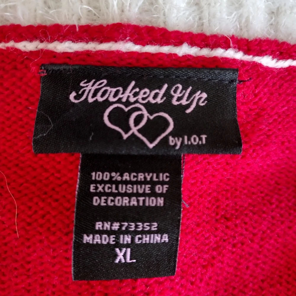 Hooked Up by IOT's Beach Santa Ugly Christmas Sweater. Size XL - Picture 11 of 13